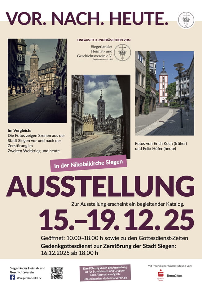 Ausstellung Vor. Nach. Heute.