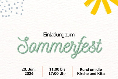Sommerfest der Kita Fellinghausen 20.06.2026