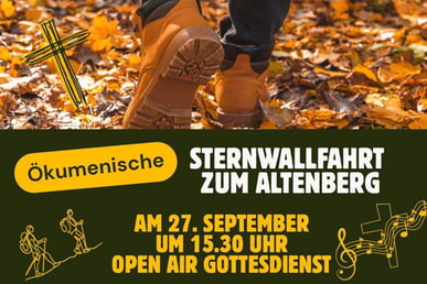 &Ouml;kum. Sternwallfahrt Altenberg M&uuml;sen 27.09.2026