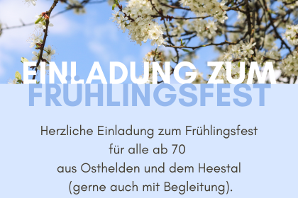 Fr&uuml;hlingsfest der Ev. Gemeinschaft Osthelden 21.03.2026
