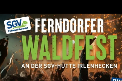Open Air Waldgottesdienst mit SGV Ferndorf 28.06.