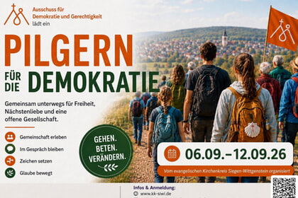 Pilgern f&uuml;r die Demokratie 06.09.-12.09.2026