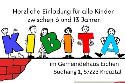 Kinderbibeltage in Eichen - MENSCH JESUS! Wilkommen in der Kinderstadt! 29.10.-01.11.2026